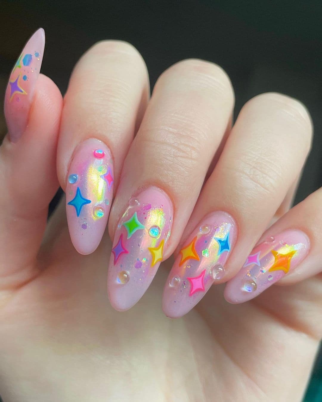 เล็บ สี รุ้ง, ทํา เล็บ สี รุ้ง