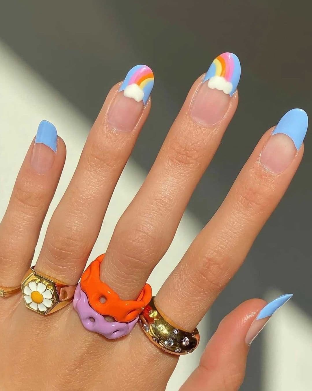 เล็บ สี รุ้ง, ทํา เล็บ สี รุ้ง