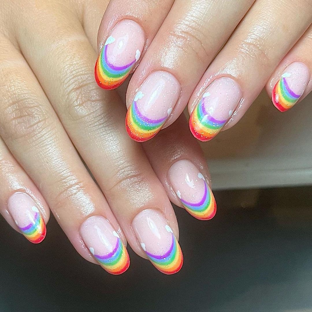 เล็บ สี รุ้ง, ทํา เล็บ สี รุ้ง