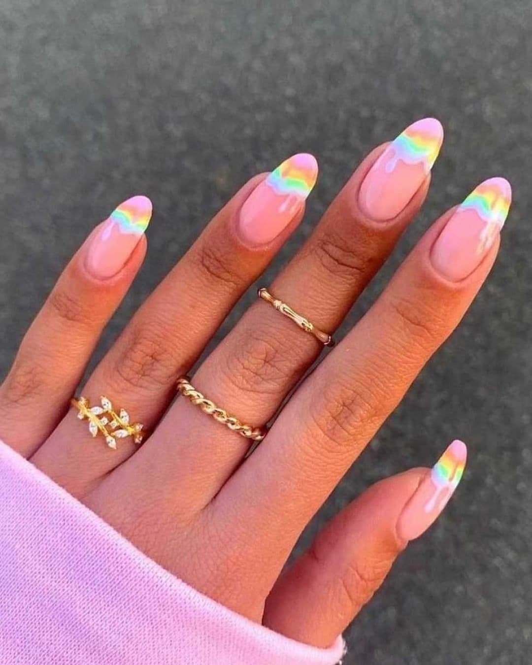 เล็บ สี รุ้ง, ทํา เล็บ สี รุ้ง