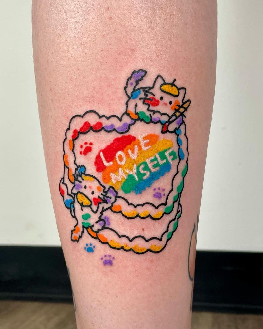 รอยสักสีรุ้ง