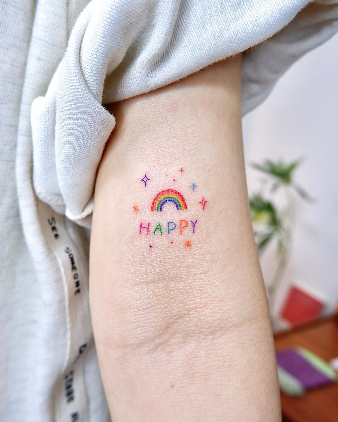 รอยสักสีรุ้ง