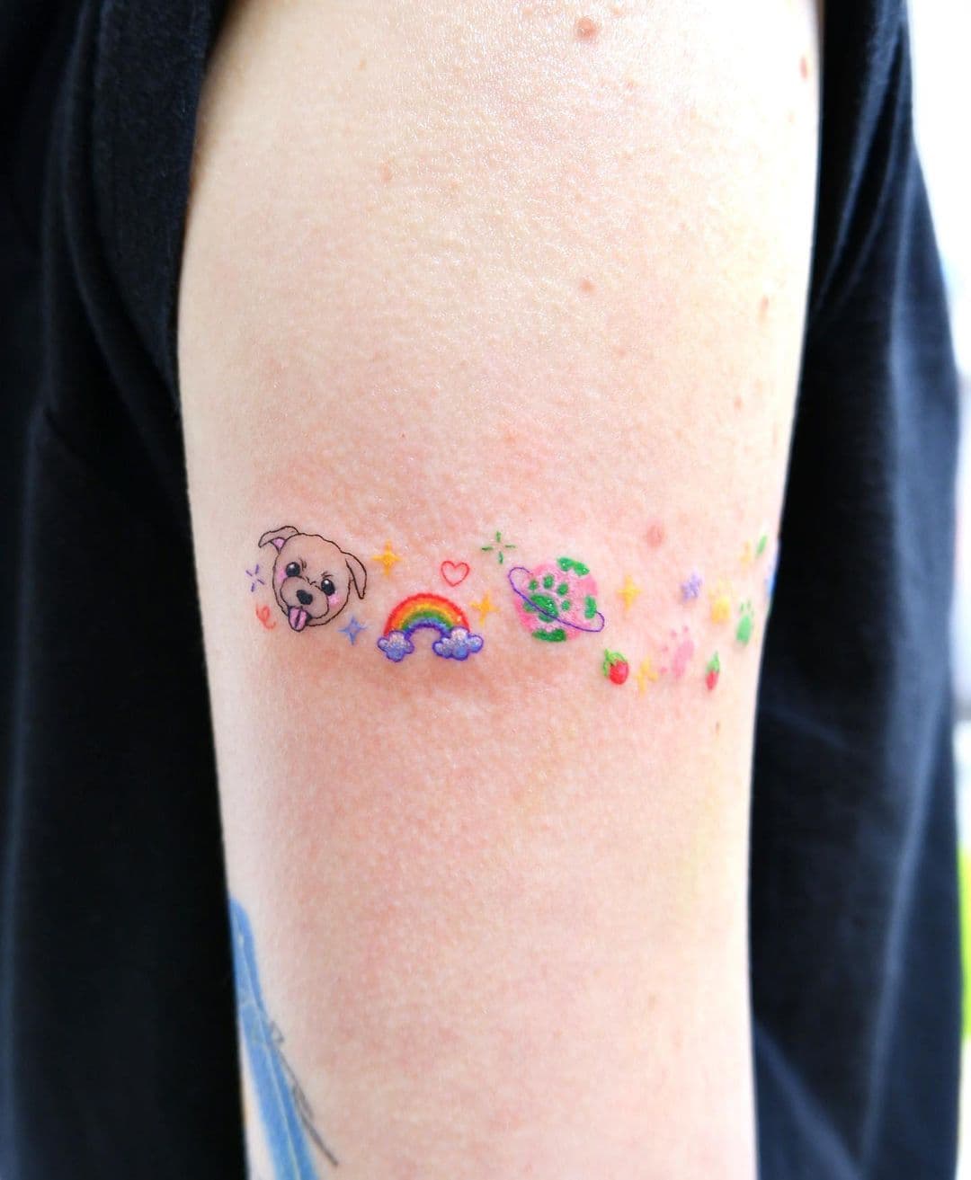 รอยสักสีรุ้ง