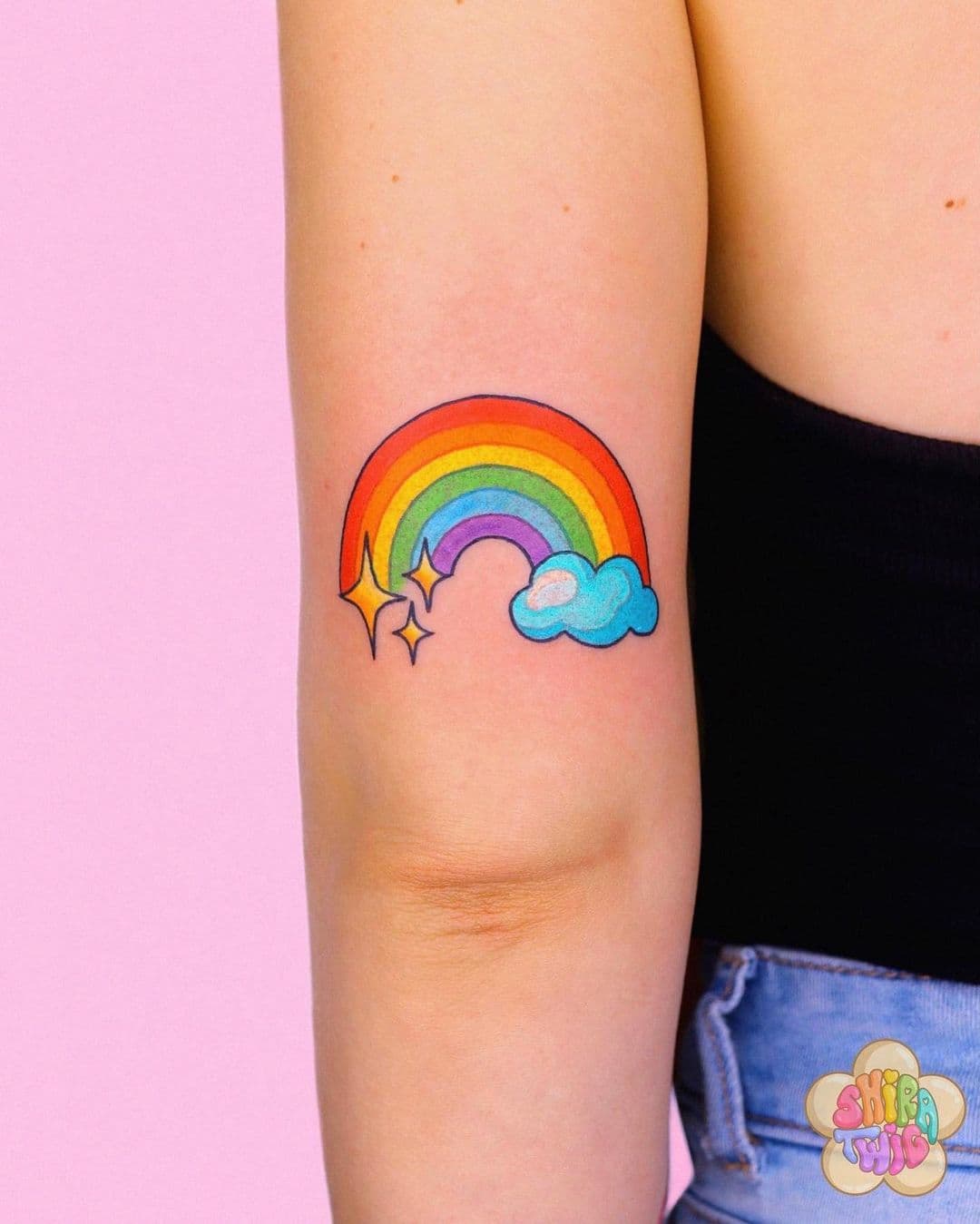 รอยสักสีรุ้ง