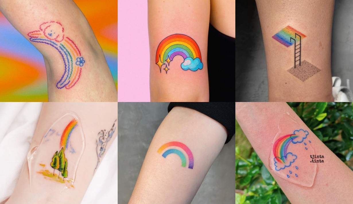 รอยสักสีรุ้ง